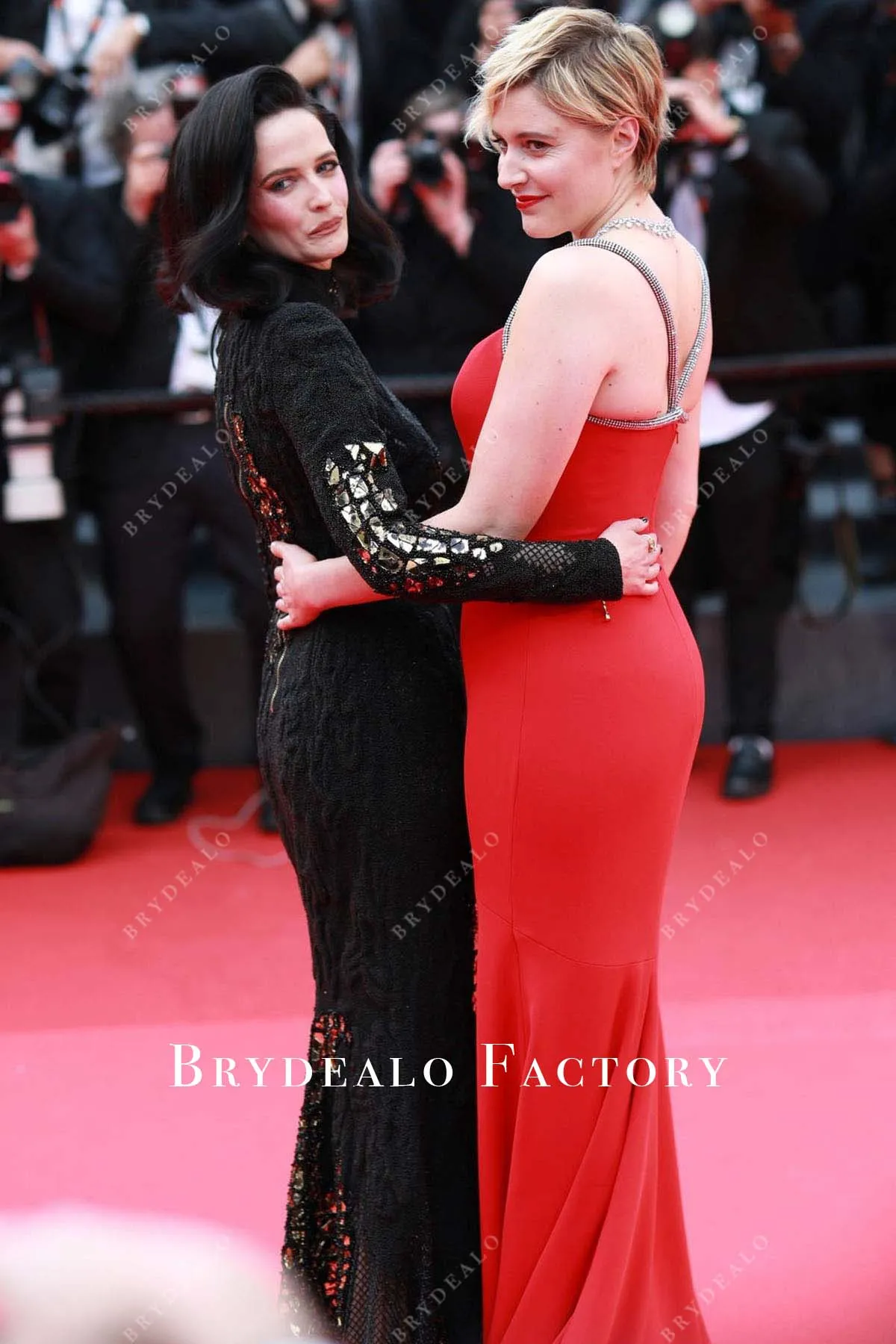 Greta Gerwig Red Mermaid Dress 2024 Cannes Film Festival