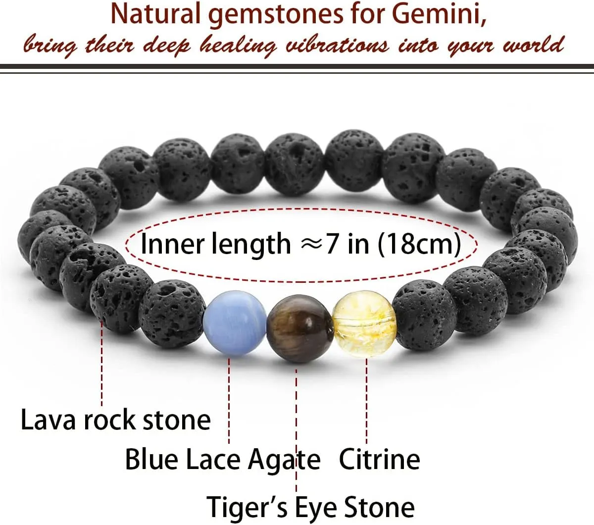 Spiritual Crystal Beads Zodiac Bracelet for Women Horoscope Jewelry Birthday Gift