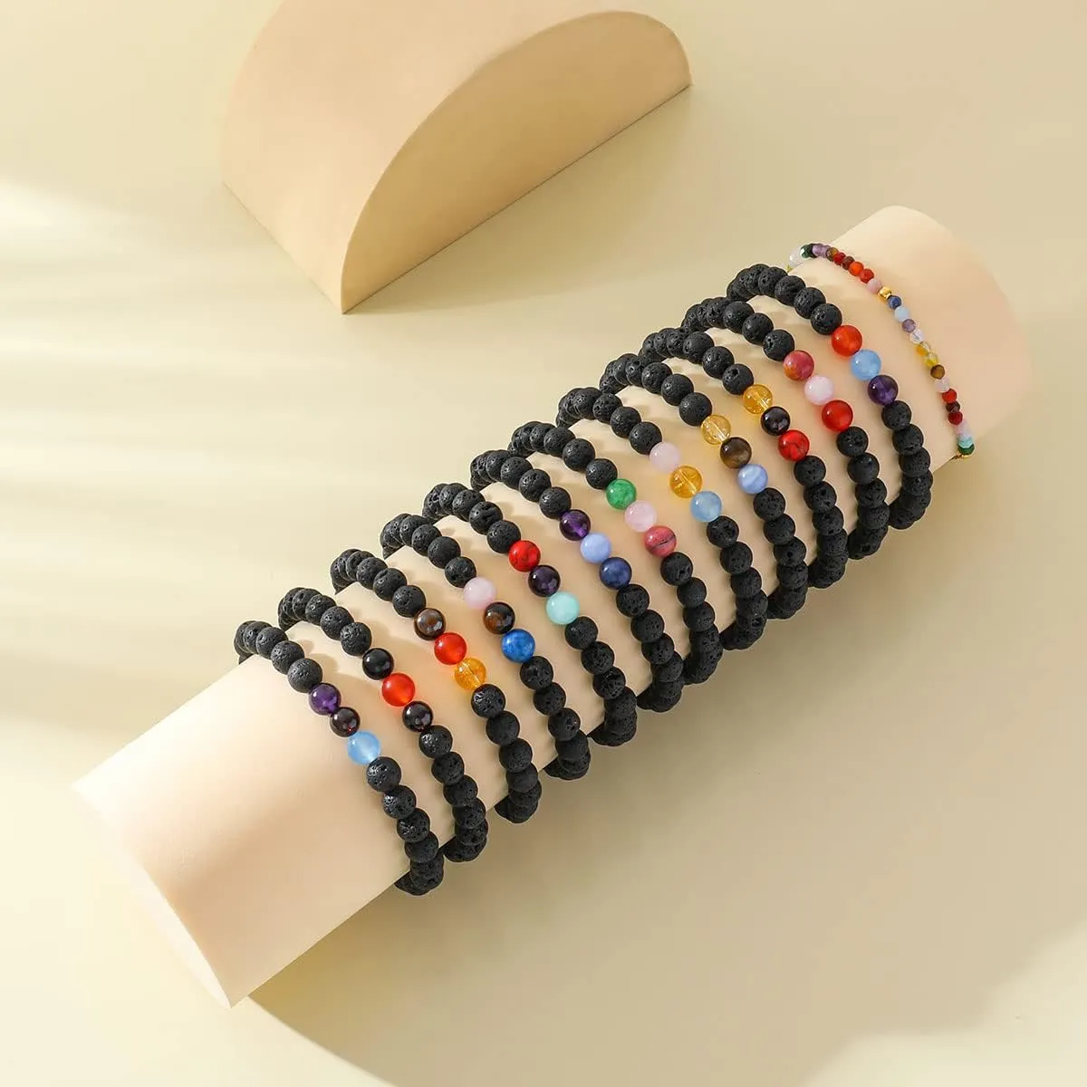Spiritual Crystal Beads Zodiac Bracelet for Women Horoscope Jewelry Birthday Gift